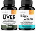 Sandhu's Liver Cleanse Detox & 15 Day Gut Cleanse Support Supplement for Women & Men | Supports Liver, Gut & Digestive Health