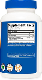 Nutricost Triple Magnesium Complex (300mg, 120 Capsules) - from Di-Magnesium Malate, Bisglycinate and Citrate, 60 Servings