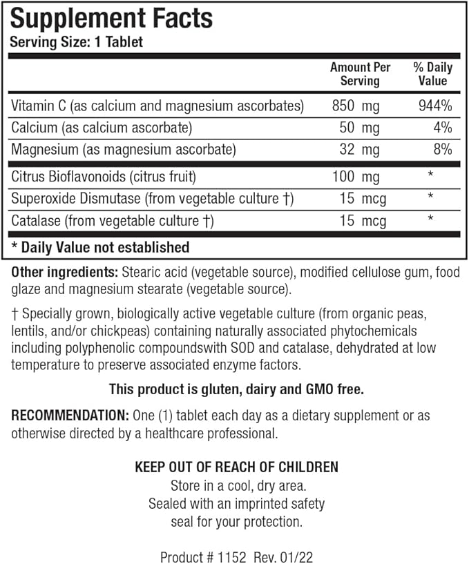 Biotics Research Bio C Plus 1000 Antioxidant, High Potency, Bioflavonoids, Supports Healthy Immune Response, Builds Collagen, Healthy Skin, Cartilage and Joint Support 100 Tablets