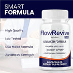 (2 Pack) Flow Revive Capsules, FlowRevive Pills Advanced Premium Prostate Supplement Health Support Formula Vitamins for Men Urinary Function, Comfort, Flow & Balance All Natural Ingredients (120 ct)