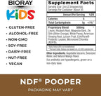 BIORAY Kids NDF Pooper, Mango - 2 fl oz - Bowel Mover - Non-GMO, Vegan, Gluten Free - 30 Servings