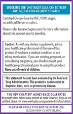 New Chapter Fermented Vitamin B12 1,000 mcg, USDA Organic, ONE Daily for Cellular Energy + Healthy Blood Cells, Certified Vegan, Gluten Free - 60 Count