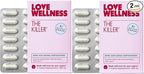 Love Wellness The Killer | 600mg Boric Acid Vaginal Suppositories | Balances pH & Supports Odor Control, a Healthy Vaginal Balance | Fast-Acting & Fragrance-Free | Gentle & Effective | 28 Ct