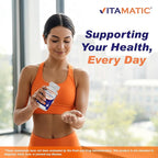 Vitamatic Folic Acid 400 mcg - 500 Vegetarian Tablets - Vitamin B9