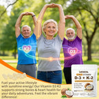 2-in-1 Vitamin D3 K2 Supplement Softgel, Vitamin D3 10000 IU and Vitamin K2 200 mcg, K2 MK7 with D3 Vitamin Supplement Support Immune, Heart, Joint, Teeth & Bone Health