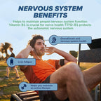 MAXLIFE NATURALS TTFD Thiamine B1 Supplement – 180 Capsules, High Potency Vitamin B1 Thiamine Supplement for Focus, Supports Optimal Nerve Function, TTFD-B1 Max Formula with Magnesium, Made in USA