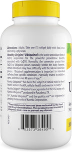 Healthy Origins Ubiquinol (Active Form of CoQ10), 300 mg - Ubiquinol Supplements for Heart Health & Antioxidant Support - Gluten-Free & Non-GMO Supplement - 150 Softgels