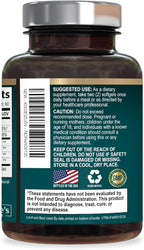 Omega 3 Fish Oil Supplements - 2400mg Fish Oil Per Serving - Triple Strength Omega-3 with Fatty Acids EPA & DHA - Natural Heart, Brain & Immune Support - Wild Caught, Bottled in USA - 120 Softgels