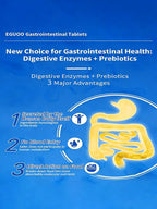 Digestive Enzyme Complex with Lion’s Mane Mushroom Powder – L-Glutamine 1000mg, DigeZyme Multi-Enzyme, Zinc L-Carnosine, Multi-Prebiotic Complexes – Gut Health Supplement – 30 Tablets