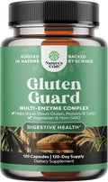 Fast Acting Gluten Digestive Enzymes for Intolerance - Gluten Digestive Enzymes for Women & Men for Debloat with DPP IV Blend Plus Lipase Amylase Bromelain for Gut Health & Digestion Support - 120 Ct