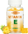 Vitamin E Gummies 268mg(400 IU) for Women Skin & Immune Support, Pineapple Flavored Vitamin E Chewable Vegan Gummies, 60 Count