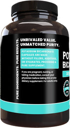 Pure Original Ingredients Potassium Bicarbonate (365 Capsules) No Magnesium Or Rice Fillers, Always Pure, Lab Verified
