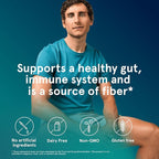 Puori Daily Probiotics & Prebiotics for Digetive & Gut Health - Immune Support Supplement with 13 Billion CFU & 4g Dietary Fiber - Shelf Stable for Bloating & Gas Relief