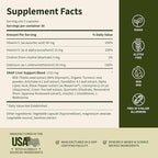 Snap Supplements Liver Health Milk Thistle Supplement + Kidney Health Cranberry Supplement Bundle, 60 Vegetarian Capsules (30-Day Supply)