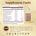Liposomal NAD+ Supplement Liquid Drops - High Potency NMN Alternative for Cellular Energy, Healthy Aging & Brain Fog - Fast-Absorbing NAD Liquid Formula (2oz)