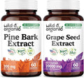Wild & Organic Pine Bark Extract 60 Capsules & Grape Seed 60 Capsules