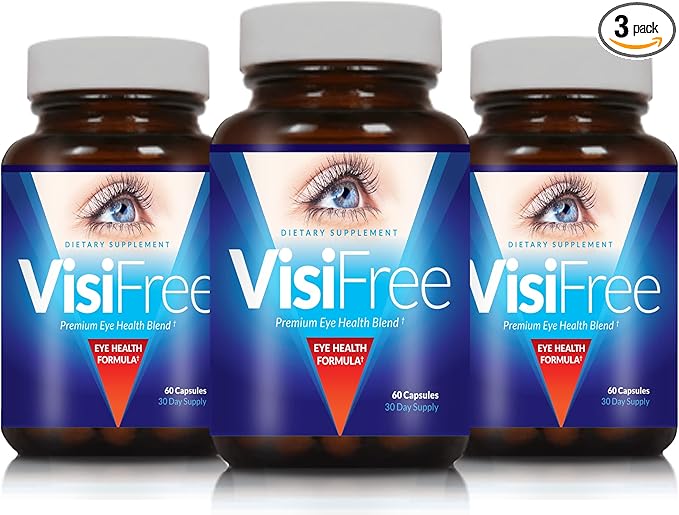 Eye Supplements for Adults - Best Capsules for Eye Health - Includes Vitamin & Mineral for Healthy Clear Vision - Capsules for Eyesight Improvement - 3-Pack