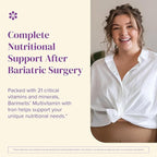 BariMelts Bariatric Multivitamin with Iron - 3 Month Supply (180 Fast-Dissolving Tablets) - Sugar-Free - Post-Op Bariatric Vitamins - Natural Blueberry Flavor