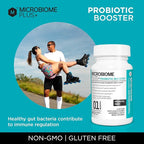 Microbiome Plus Prebiotics scFOS Prebiotic Fiber, Boosts Probiotic Benifits, GI Digestive Supplements, Allergy Safe and Gluten-Free for Men and Women (1 Month Supply) (1)