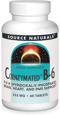 Source Naturals Coenzymated B-6, Promotes a Healthy Nervous System*, 333mg - 60 Tablets