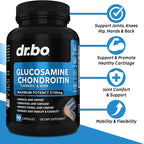 Glucosamine Chondroitin MSM Turmeric & Tart Cherry - Joint Health Supplement Knee Bone & Joints, Purge Uric Acid Cleanse Flush Antioxidant Pills - Joint Support Pills & Tart Cherry Extract Capsules