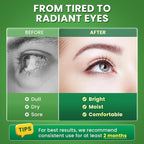 Lutein and Zeaxanthin Supplements - Advanced AREDS 2 Eye Vitamins - Bilberry Supplement for Eyes, with Astaxanthin, Ginkgo Biloba, Sodium Hyaluronate - for Eye Health & Brain Support, 60 Capsules