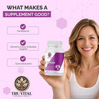 TRUVITAL™ UraCare D-Mannose & Cranberry Extract - Bladder Support & Cleanse for Women - with Hibiscus & Dandelion Root - Fast Acting Formula - Vegan Made in USA 60 Capsules