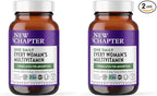 New Chapter Women’s Multivitamin, Iron, B6, B12, Biotin for Hair Growth, D3, VIT C, Zinc for Immune & Stress, Gentle on an Empty Stomach, Daily, Non-GMO, Gluten-Free, 18+, 96 Tablets, (Pack of 2)