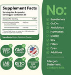 Immerge Health Super Colostrum Capsules - 120 Count High IgG Bovine Supplement for Gut Health, Hair Growth, Bloating & Immunity - 100% Grass Fed First Milking, Tasteless & Travel Friendly, USA Made