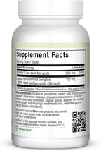 Maxi Health Max-C 500 Vitamin C Supplement – Vitamin C 500mg with Lemon Bioflavonoids Complex for Immune & Antioxidant Support – Vegan, Kosher – 100 Tablets