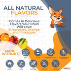 Kids Multivitamin Gummies - Non-GMO, Gluten-Free, Vegan Multivitamin Gummies w/Vitamin C, B3, B5, B6, B12, Zinc (100 Count, 5 Pack) – Fruity Toddler to Teen Gummy Vitamins for Kids