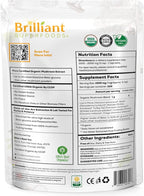 Ellie's Best 7 Mushroom Powder Extract Organic Blend - Reishi, Lion's Mane, Chaga, Turkey Tail, Cordyceps, Maitake & Shiitake - Double Extracted - Pure No Fillers - 8oz / 228 1g Servings……