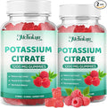 Potassium Citrate Supplement Gummies, Potassium Supplements for Women & Men, Helps Maintain Muscle Wellness & Electrolyte Balance, Vegan, Raspberry Flavor, 120 Count Potassium Gummies