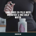Sweat Ethic Victress, Hormone Balance Support for Women with KSM-66 Ashwagandha, DIM, Biotin, Folic Acid, Dandelion Root, Cayenne Pepper & Vitamin D3, Daily Wellness Formula, 90 Easy to Take Capsules