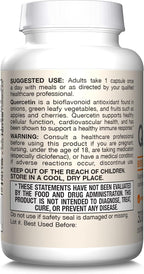 Jarrow Formulas Quercetin 500mg Capsules - 30 Veggie Caps - Supports Antioxidant Status, Cardiovascular Health & Immune Health - 30 Servings