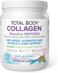 Natural Factors Total Body Collagen - Bioactive Collagen Supplement for Hair & Nail Growth Support - Healthy Skin Supplement with Protein, Vitamin C & More - Unflavored, 500 g (38 Servings)