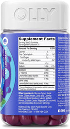 OLLY Extra Strength Sleep Gummy, Occasional Sleep Support, 5 mg Melatonin, L-Theanine, Chamomile, Lemon Balm Extracts, Sleep Aid, Blackberry Flavor - 70 Count (Packaging May Vary)