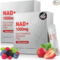 1000mg High-Potency NAD Liquid Supplement, Nicotinamide Riboside & Resveratrol with PQQ, Boosts Cellular Energy, Focus & Healthy Aging - 2 Pc