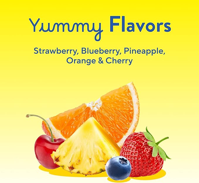 L'il Critters Gummy Vites Daily Kids Multivitamins Assorted Fruit Flavors for Ages 2+ Toddlers & Kids, Gummy Vitamin with Vitamin C and D, 95-190 Day Supply, 190 Gummies