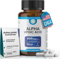 Alpha Lipoic Acid 600mg – ALA Supplement for Energy & Metabolism Support – Antioxidant for Cellular Wellness, Healthy Aging & Immune Balance – Alpha Lipoic Acid - 60 Capsules, Made in USA