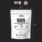 Pure NMN Powder Nicotinamide Mononucleotide Quick Dissolved NMN Supplement Powder 100% Unflavored NMN Supplement Supports NAD+ Levels Vegan Friendly Non-GMO, 180 Servings, 3.2 oz (90g)