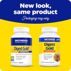 Enzymedica Digest Gold + Probiotics, 2-in-1 Digestive Enzymes & Probiotic Support, Promotes Gut Health with 1 Billion Active Cultures, 90 Capsules