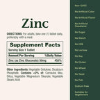 Nature’s Bounty Zinc 50mg Immune System, Skin, & Antioxidant Health Support Contributes to DNA Formation Vegetarian, Non-GMO, Gluten Free | 100 Caplets, 1 Serving Per Day for Daily Health (Pack of 3)