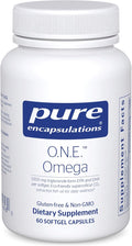 Pure Encapsulations O.N.E. Omega - Fish Oil Supplement for Heart Health, Joints, Skin, Eyes, and Cognition* - Fish Oil Concentrate with EPA and DHA - 60 Softgel Capsules