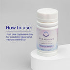 Relumins Advanced Glutathione Booster, Maximum Strength Antioxidant Supplement with Vitamins E, B2 & Selenium, Supports Balanced Wellness & Radiant Skin, 30 Vegetarian Capsules
