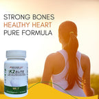Bricker Labs K2 Elite Vitamin K2 MK-7 Supplement 160mcg, Supports Bone & Heart Health, Calcium Absorption & Circulation – Non-GMO – 60 Capsules