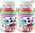 DR. MORITZ Sugar-Free Calm Magnesium Gummies for Kids and Adults - Non-GMO Magnesium Citrate Gummies - Raspberry Flavor - 2-Pack (60 Count)