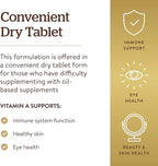 SOLGAR Dry Vitamin A 1500 mcg (5000 IU), 100 Tablets - Supports Healthy Eyes, Skin & Immune System - Non-GMO, Vegan, Gluten Free, Dairy Free, Kosher - 100 Servings (Pack of 2)