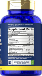 Carlyle Fish Oil 3000mg | 900mg Omega 3 | 90 Softgels | Lemon Flavor | Non-GMO and Gluten Free Supplement