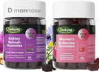 Q'ankyaq D mannose Gummies for Women, Kidney Cleanse Detox & Repair Gummies, PMS Support for Women, Hormone Balance with Evening Primrose Oil